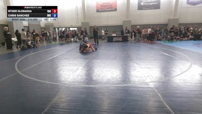 110 lbs Cons. Sub-quarters - Ryder Klobassa, Viking Wrestling Club vs Chris Sanchez, Duran Wrestling Club