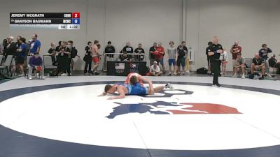 80 kg Cons. Rd Of 32 - Jeremy McGrath, Connecticut vs Grayson Baumann, Maurer Coughlin Wrestling Club