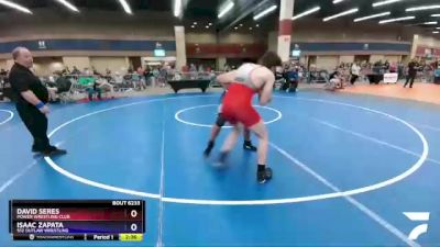 182 lbs Cons. Round 4 - David Seres, Power Wrestling Club vs Isaac Zapata, 512 Outlaw Wrestling