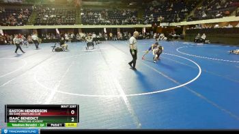 67 lbs Cons. Semi - Isaac Benedict, Sebolt Wrestling Academy vs Easton Henderson, Big Game Wrestling Club