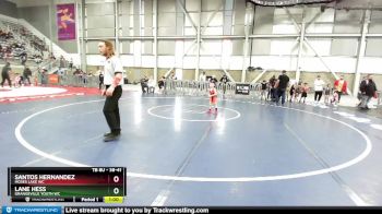 38-41 lbs Round 1 - Lane Hess, Grangeville Youth WC vs Santos Hernandez, Moses Lake WC