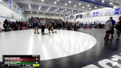 165 lbs Round 3 - Ivan Rodriguez, Wolves Den Wrestling Club vs Osvaldo Flores, Madera Grapplers