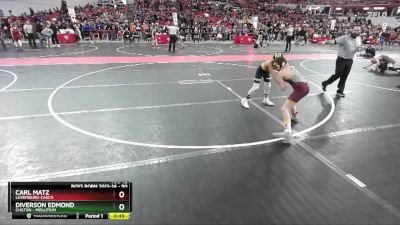 90 lbs Cons. Round 4 - Carl Matz, Luxemburg-Casco vs Diverson Edmond, Chilton - Mollitium