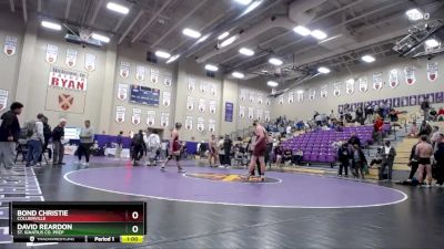 190 lbs Cons. Round 5 - David Reardon, St. Ignatius Co. Prep vs Bond Christie, Collierville