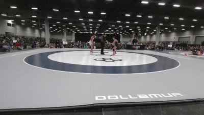 105 lbs Cons. Quarters - Jewel Vardsveen, South Dakota vs Miley Bernshausen, Elevate Wrestling Academy