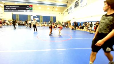 144 lbs Cons. Round 4 - Raul Ronquillo, Downey High School vs Noah Espitia, Titan Mercury Wrestling Club