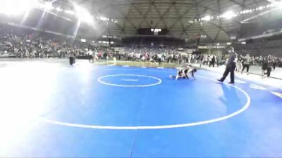 92 lbs Quarterfinal - Amaya Pena, White River Hornets Wrestling Club vs Aleksia Ramirez, Reality Sports Wrestling Club