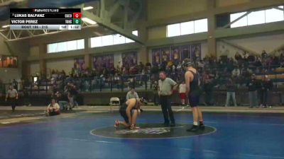 215 lbs Semifinal - Victor Perez, Thunder Basin High School vs Lukas Balfanz, Campbell County