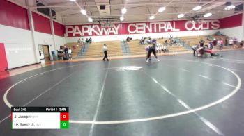 285 lbs 5th Place Match - Phillip Saenz Jr., University Of The Ozarks vs Jayden Joseph, Missouri Valley