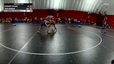 157 lbs Round 3 (8 Team) - Zachary Hylton, Cambridge-Isanti Blue vs Jake Grubor, Mauston