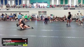 130 lbs Round 3 (6 Team) - Eli Schafer, Georgia United vs Cane Smolarsky, Elite Misfits
