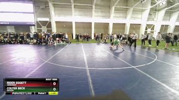150 lbs Quarterfinal - Colter Beck, Payson vs Rider Eggett, Viewmont