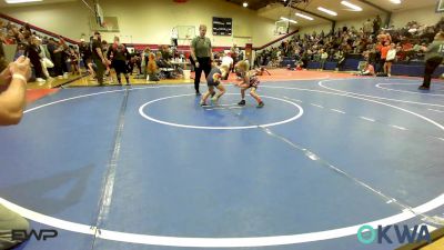 52 lbs Rr Rnd 3 - Pipper Schadegg, Skiatook Youth Wrestling vs Aspen Shelton, Team Tulsa Wrestling Club
