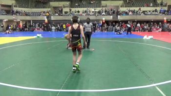 85 lbs Round 4 - Tucker McLennan, Pinnacle vs Isaac Folk, Dakota Boyz