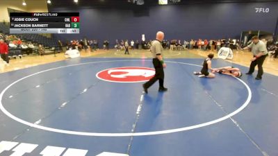 145 lbs Cons. Round 2 - Jackson Barnett, Radford vs Josie Couch, Chilhowie