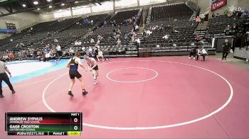 168 lbs 1st Place Match - Gage Croston, Layton High School vs Andrew Syphus, Stansbury High School
