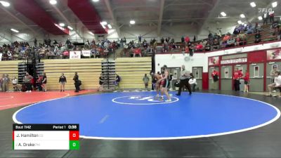 96-105 lbs Round 2 - Aryn Drake, Perry Meridian vs Joseph Hamilton, Center Grove