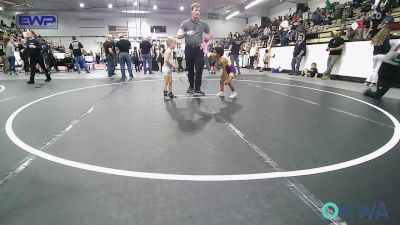 43 lbs Consolation - Kainen Hunter, Vian Wrestling Club vs Cutter Carson, Salina Wrestling Club