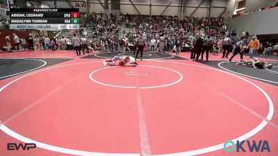 105 lbs Quarterfinal - Abigail LeGrand, Sperry Wrestling Club vs Madalynn Turman, Vian Wrestling Club
