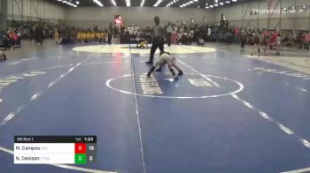 52 lbs Prelims - Matthew Campos, Cali Red vs Nash Denison, Team Tulsa NDT