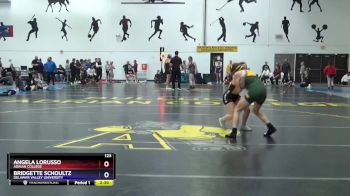 123 lbs Quarterfinal - Angela LoRusso, Adrian College vs Bridgette Schoultz, Delawar Valley University