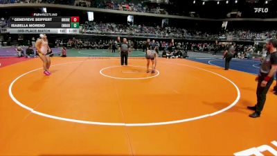 6A 165 lbs 3rd Place Match - Genevieve Seiffert, Bridgeland vs Isabella Moreno, El Paso Eastwood