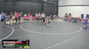 41 lbs 2nd Place Match - Braxton Bravet-Morton, Palmetto State Wrestling vs Declan Kevern, City Of Charleston