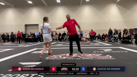 Kendra McLaughlin vs Dianthé Van Weerden 2025 ADCC Niagara Open