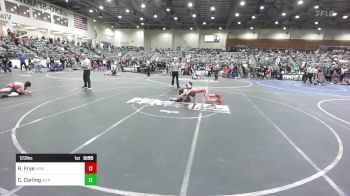 123 lbs Quarterfinal - Roman Frye, Spring Hills Wrestling vs Cooper Carling, Sierra Sabers
