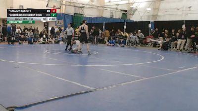 165 lbs Quarterfinal - Justice Hockenberry-Folk, Elizabethtown vs Tallion Elliott, Marymount