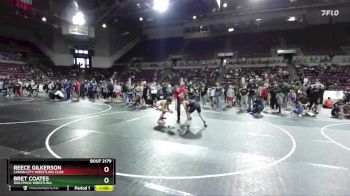 115 lbs Cons. Round 1 - Bret Coates, Wolfpack Wrestling vs Reece Gilkerson, Canon City Wrestling Club