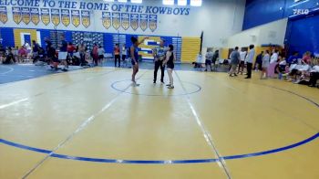 115 lbs Round 4 (6 Team) - Trynity Bradley, Eagles WC vs Adrianna Shaw, Wellington WC