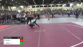 37 lbs Quarterfinal - Mauricio Reyes, Grizzly Wrestling Club vs Levi Kofford, Eastside Cougars