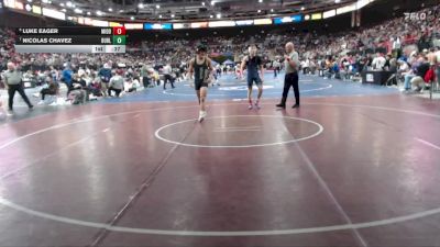 5A 150 lbs Cons. Round 3 - Nicolas Chavez, Burley vs Luke Eager, Middleton
