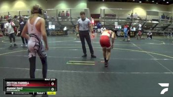 100 lbs Round 2 - Peyton Farrell, West Michigan Pursuit vs Gianni Diaz, Untouchables