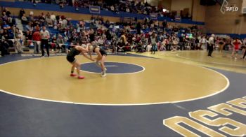 105lbs Quarterfinal - Leah Wallway, Kelso (Girls) vs Olivia Griffin, Peninsula (Girls)