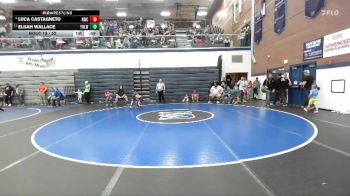 52 lbs Quarterfinal - Luca Castagneto, Hawk Wrestling Club vs Elijah Wallace, Team Real Life Wrestling