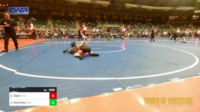 89 lbs Semifinal - Cohen Reer, Burnett Trained Wrestling vs Jaxon Sanchez, Reign