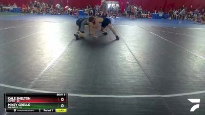 190 lbs Round 3 (4 Team) - Cale Shelton, Xavier vs Mikey Grello, Aquinas 2