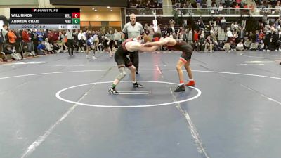 138 lbs Consi Of 8 #1 - Will Nixon, Wellesley vs Andrew Craig, Portsmouth