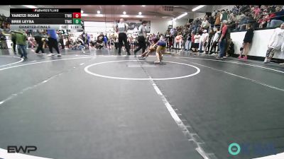 80-85 lbs Quarterfinal - Yaretzi Rojas, Team Tulsa Wrestling Club vs Bree Leyba, Team Tulsa Wrestling Club