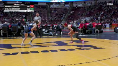 100 lbs First Round - Malaina Comfort, Williamsport-G vs Chelsea Dressler, Nazareth-G