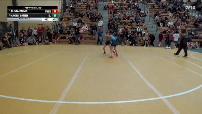 80 lbs Round 1 - Alivia Emms, Victory School Of Wrestling vs Naomi Smith, Big Lake
