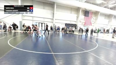 126 lbs Cons. Semi - Seth Hall, Sanderson Wrestling Academy vs Taegan Leavitt, Champions Wrestling Club