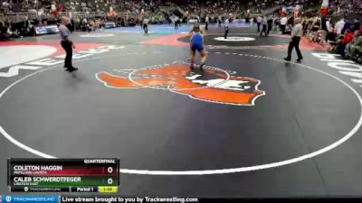 Quarterfinal - Coleton Haggin, Papillion-LaVista vs Caleb Schwerdtfeger, Lincoln East