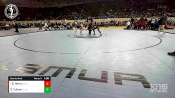 6A - 130 lbs Quarterfinal - Brianna Harris, UNION vs Stella Edison, GLENPOOL