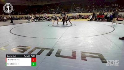 6A - 130 lbs Quarterfinal - Brianna Harris, UNION vs Stella Edison, GLENPOOL