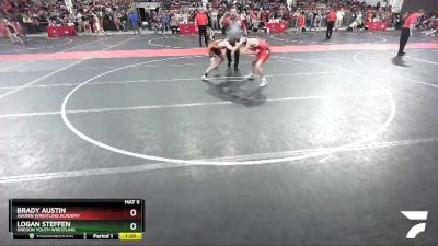 115 lbs Champ. Round 1 - Brady Austin, Askren Wrestling Academy vs Logan Steffen, Oregon Youth Wrestling