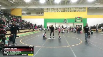 80 lbs Round 2 - Elijah Bloodworth, The Storm Wrestling Center vs Lilyana Wilson, The Storm Wrestling Center