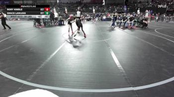 60 lbs Consi Of 8 #1 - Rory Kimble, Pittsgrove Wrestling Association vs Grace Lawless, Pittsgrove Wrestling Association